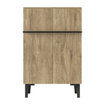 Shoe Cabinet Double Doors Adjustable Shelves - Modern 95x60x34.5cm