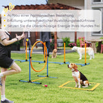 Agility Set, Dog Training 7-Piece Hurdle Equipment, Yellow