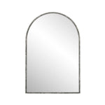 Arched Mirror, Wall/Vanity Decor for Bathroom/Living Room, Silver