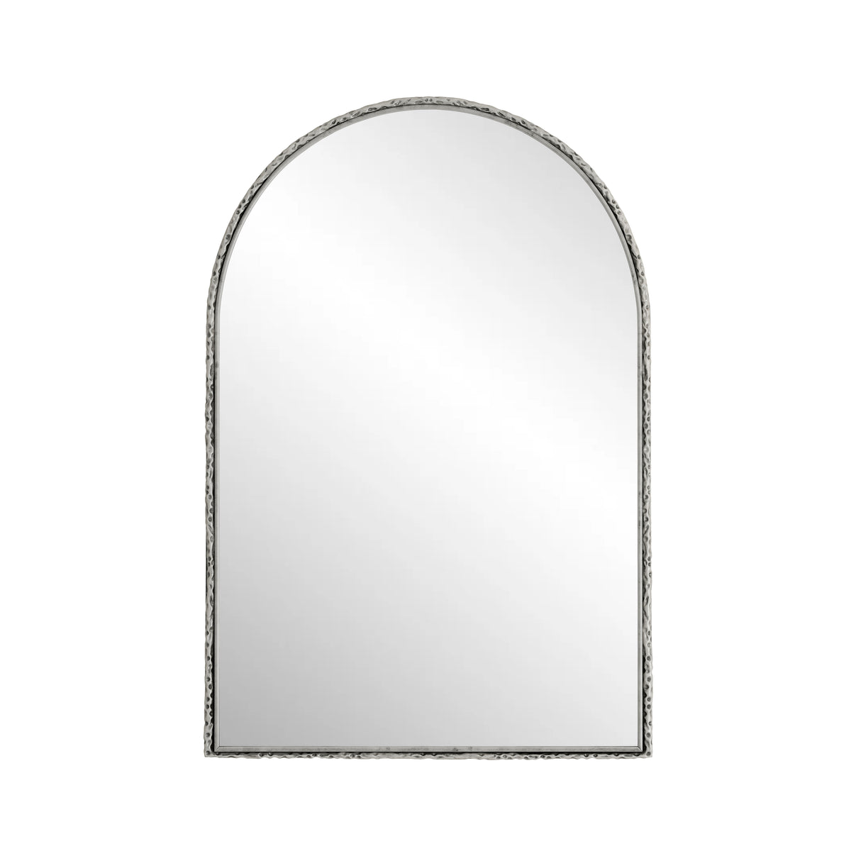 LED Full-Length Mirror 163x54cm Dimmable Light, Black Aluminum Frame