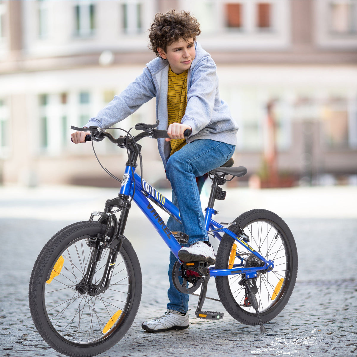20-inch Children's Mountain Bike with 6-Speed Derailleur and V-Brakes