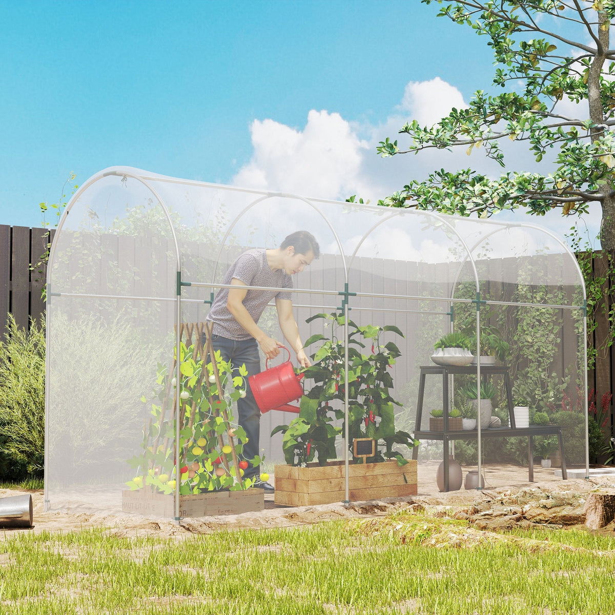 Greenhouse Film, 6x10m Waterproof UV Protection, Transparent Plastic