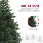Artificial Christmas Tree, 150 cm 565 Tips Foldable, Green