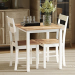 Dining Table for 4 People, Rubber Wood, Natural