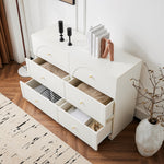 Chest of Drawers with 6 Drawers, White