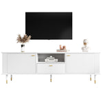 TV Stand with Storage and Cable Management