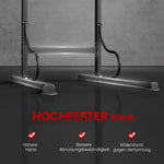Power Tower Dip Station Height-Adjustable Pull-up Bar Suction Cups