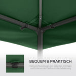Pavilion Roof Replacement 3x3m Water-Repellent Charcoal Grey Polyester
