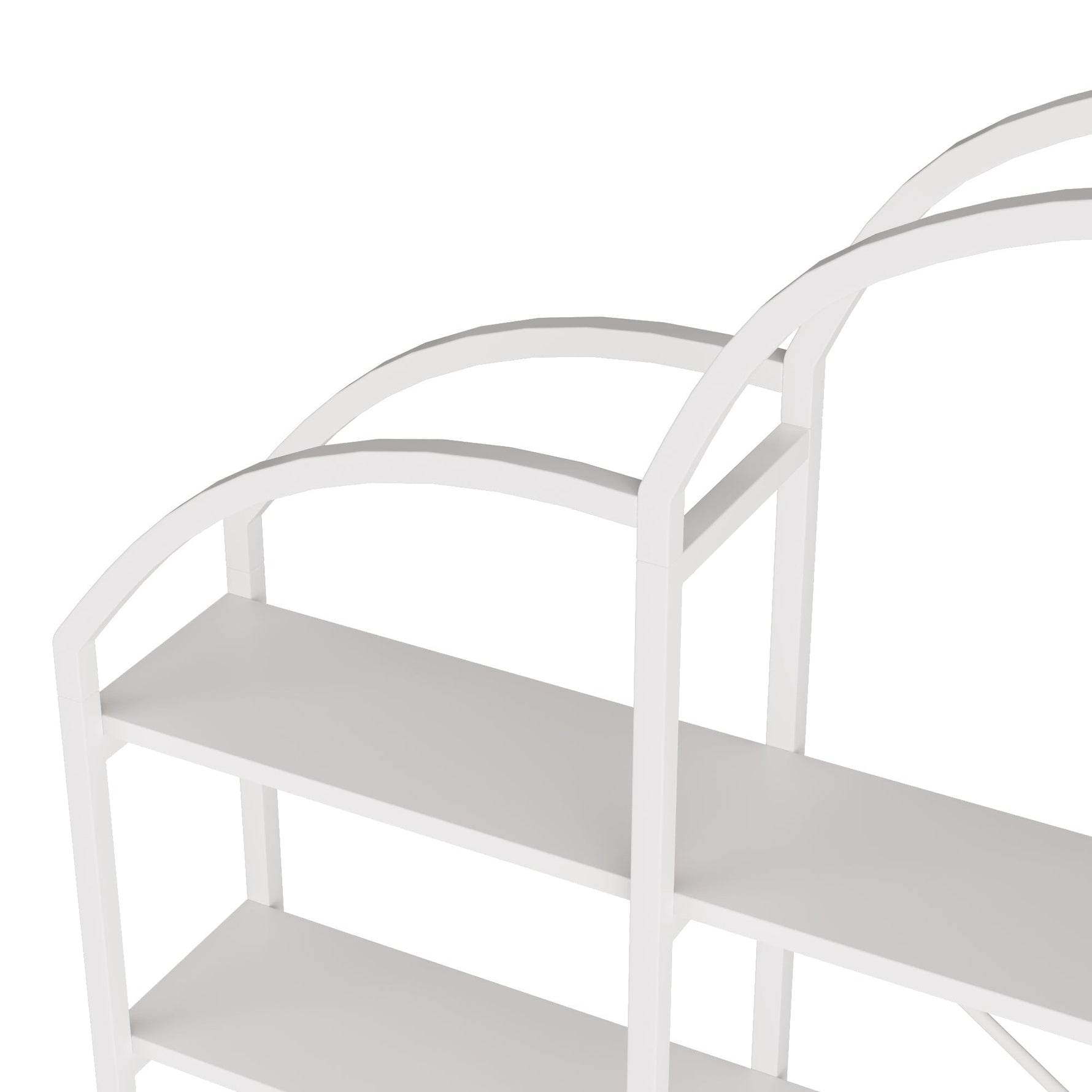 Shelf 170x26x190cm 5-Tier Cloud Shape - White