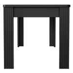 Dining Table Rectangular Modern Simple - Black
