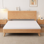 Comfortable Mattress H3 Medium Strength Washable 180x200cm, White/Orange Foam