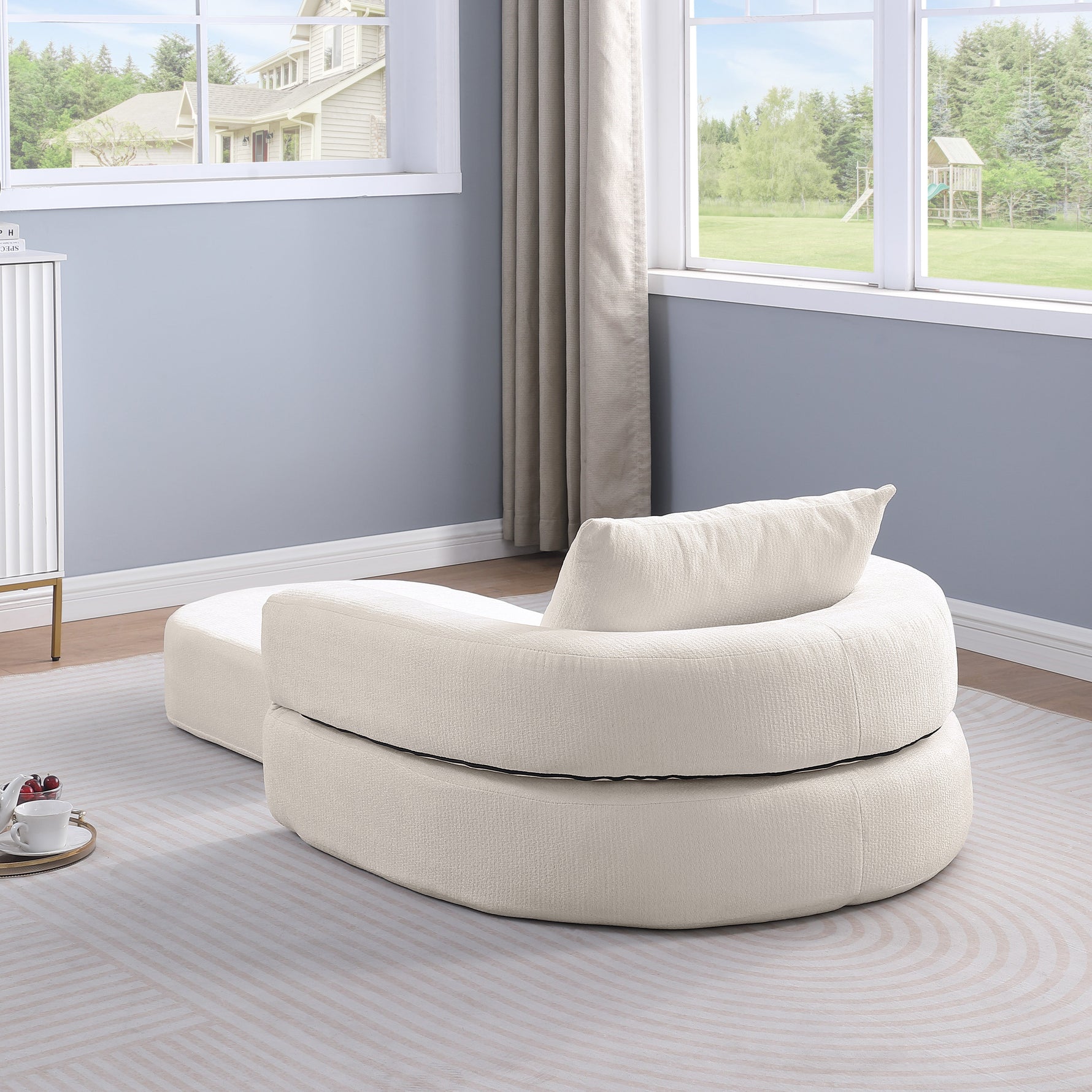 Compressed Folding Sofa Bed, Convertible Sleeper Chair/Futon, Modern Fabric