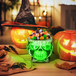 Halloween Decoration Garden Skeleton, Electric with Glowing Eyes & Scary Sound, Stainless Steel