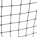 Football rebounder wall and net 96 x 80 x 96 cm adjustable angle red-black
